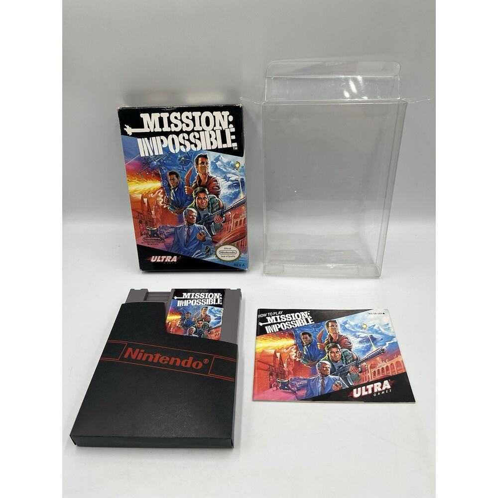 Mission Impossible NES Nintendo Complete CIB Great Condition! NICE!